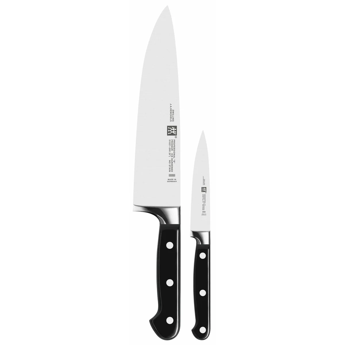 Zwilling Professional S Messer-Set, ergonomisches Design, korrosionsbeständige Klingen — 2-teilig