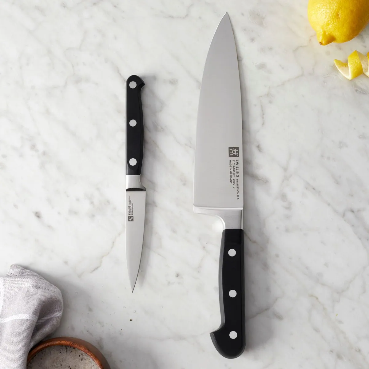 Zwilling Professional S Messer-Set, ergonomisches Design, korrosionsbeständige Klingen — 2-teilig 2