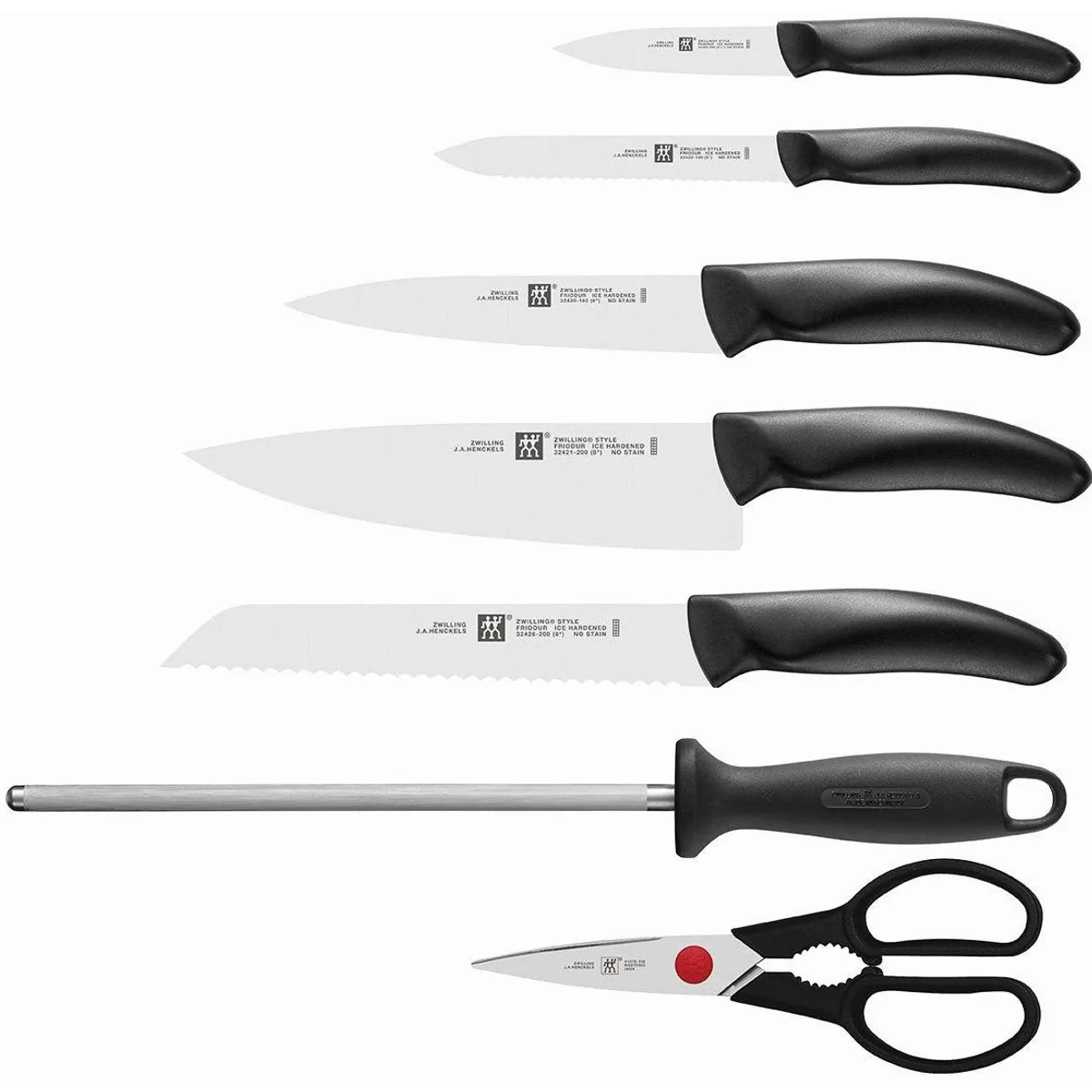 Zwilling Messerblock STYLE, 8-teilig, eisgehärtete Klingen, ergonomische Griffe 3
