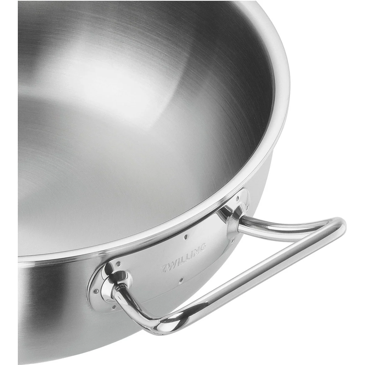 Zwilling Wok Pro, Edelstahl 18/10, induktionsgeeignet, 30 cm Durchmesser 5