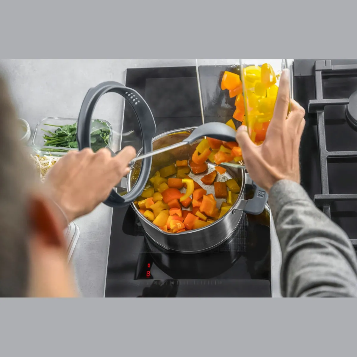 Zwilling Topf-Set Simplify, Edelstahl, integriertes Sieb, 4-teilig 3
