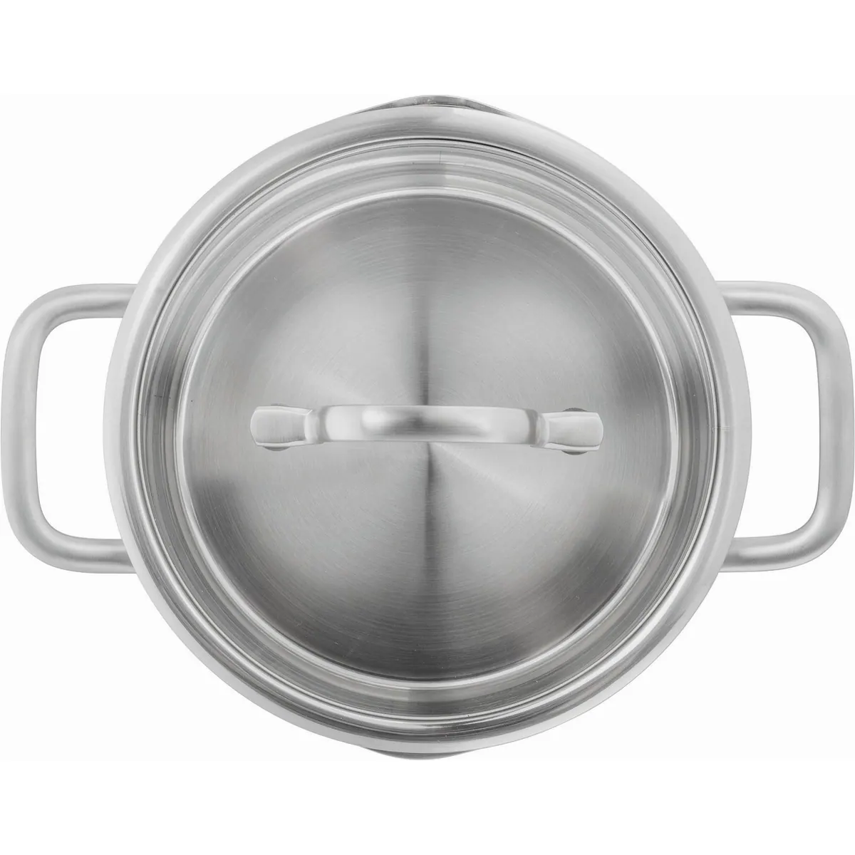 Zwilling TrueFlow Topf-Set, 4-teilig, Edelstahl, integrierte Siebfunktion, Induktion 5