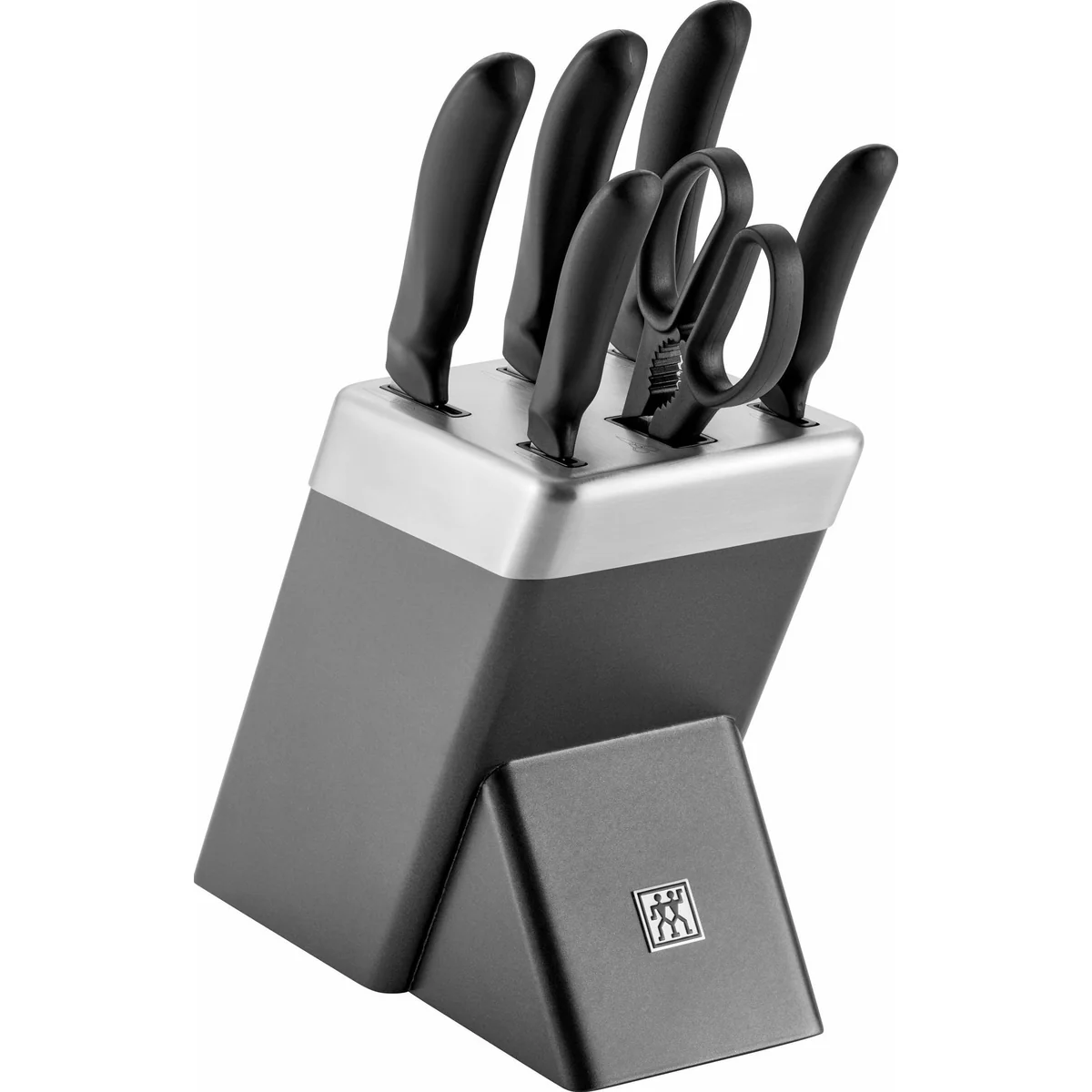 Zwilling Messerblock STYLE (7tlg), selbstschärfend, Keramik-Schleifsteine, eisgehärtete FRIODUR Klingen