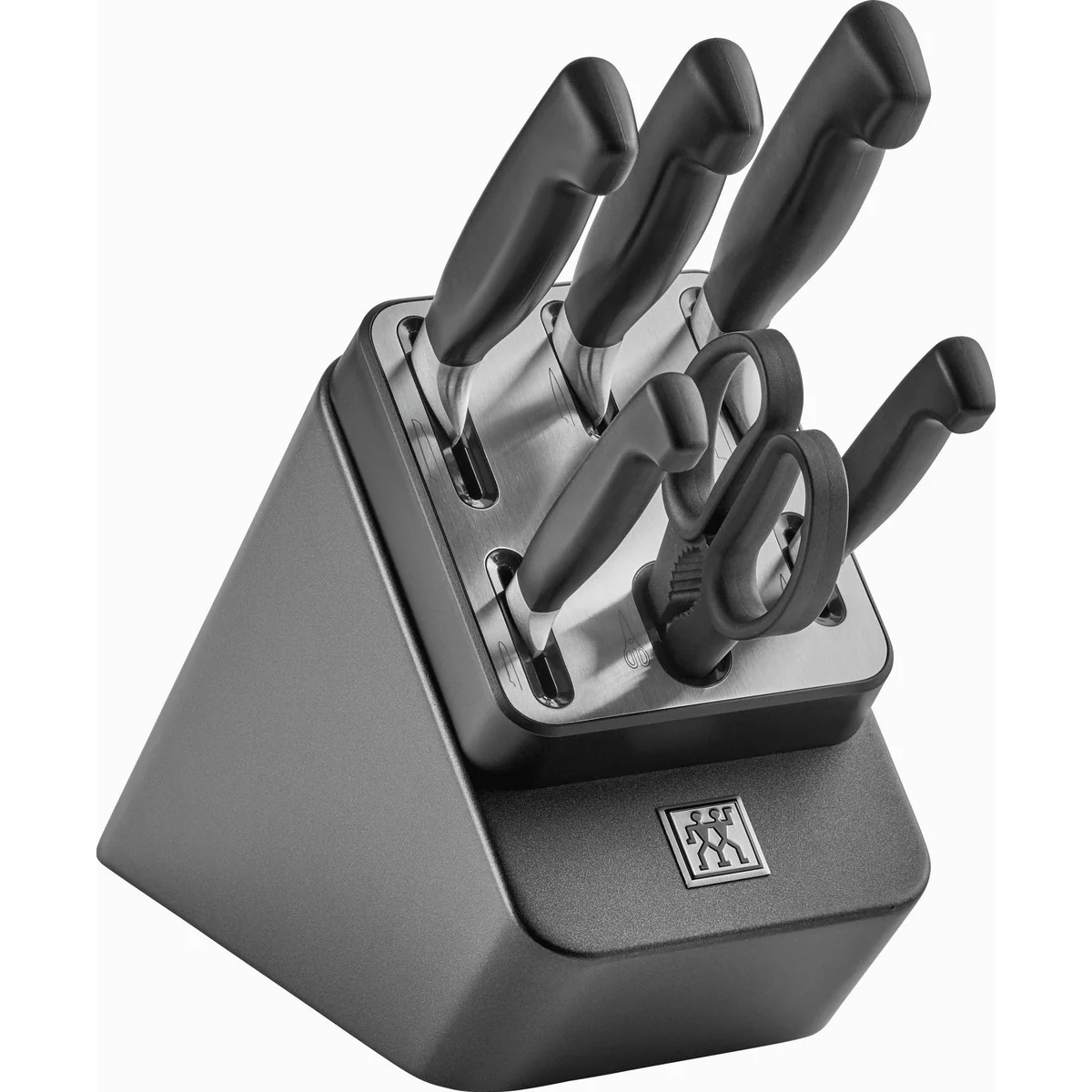 Zwilling Vier Sterne Messerblock, selbstschärfend, Made in Germany, 7-teilig