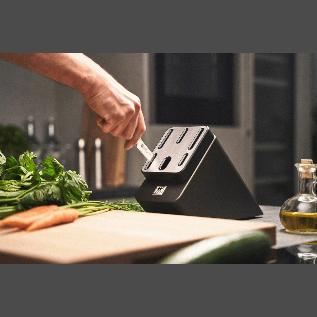 Zwilling Vier Sterne Messerblock, selbstschärfend, Made in Germany, 7-teilig 5