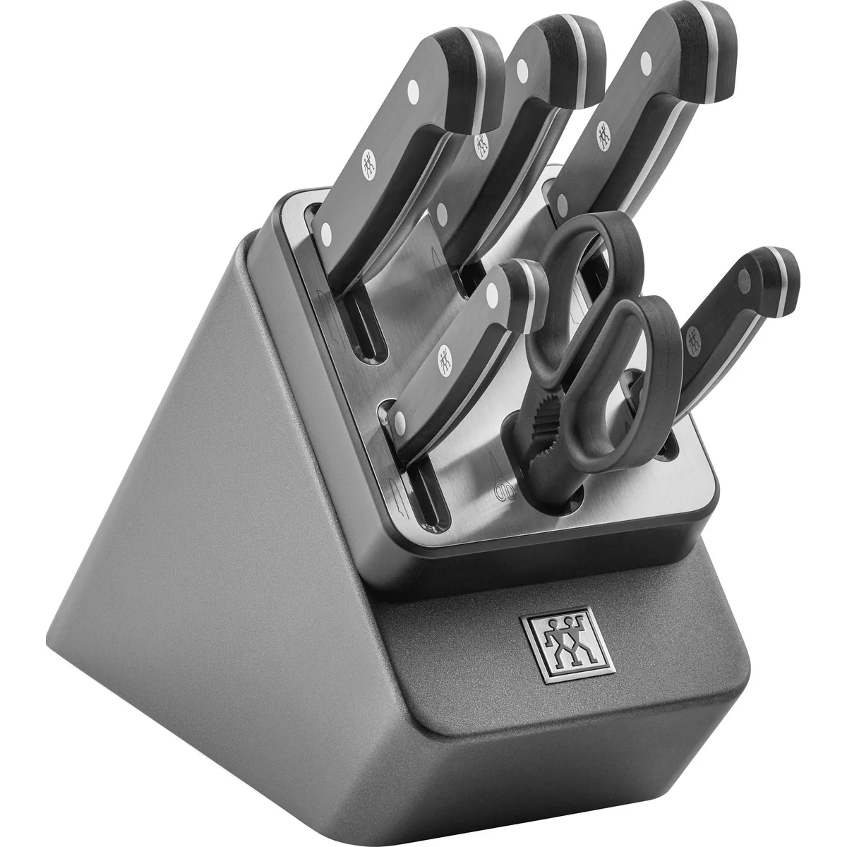 Zwilling Gourmet Messerblock, selbstschärfend, 7-teilig — Made in Germany, elegante Schärfetechnologie, vielseitige Nutzung
